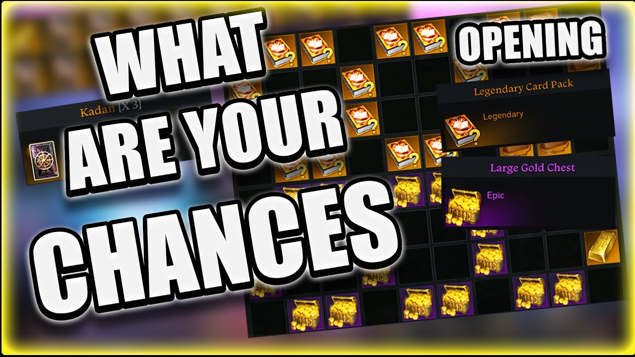 Opening Legendary Card Packs & Gold Chest Lost Ark YouTube