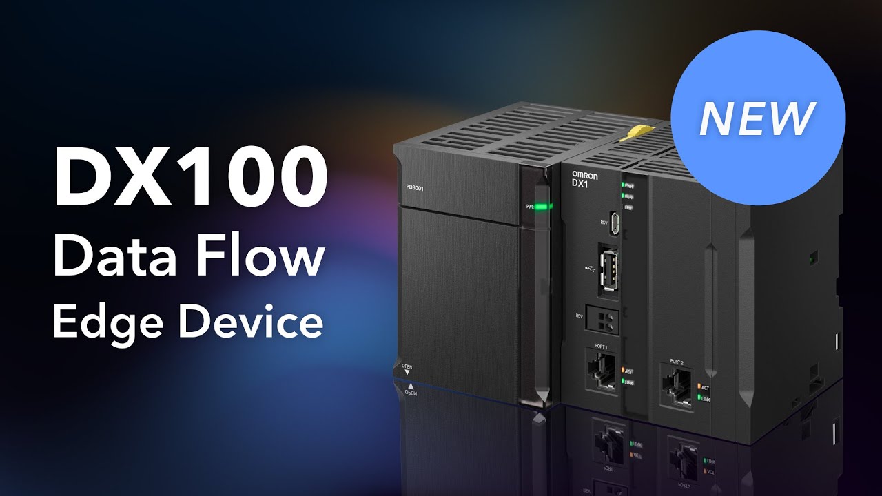Collect and Visualize Production Data with DX100 @OmronAutomationAmericas