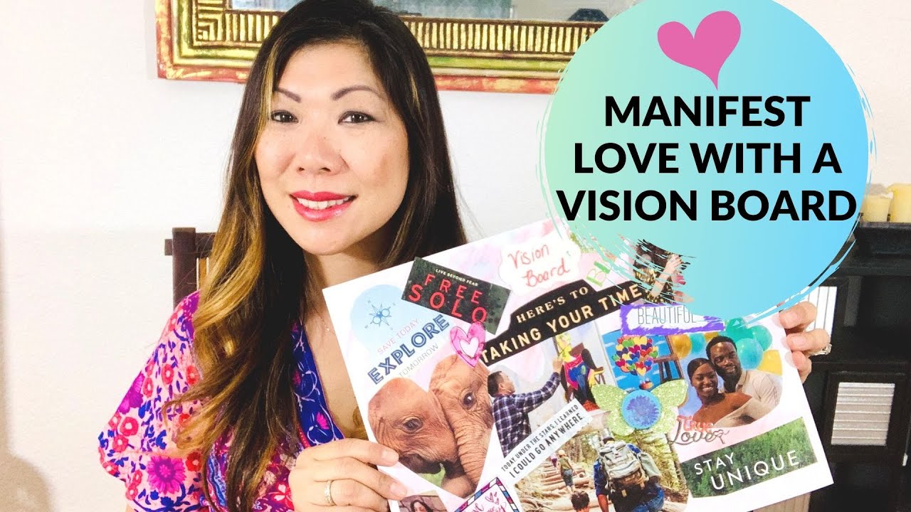 How To Make A Vision Board For Love Diy Youtube