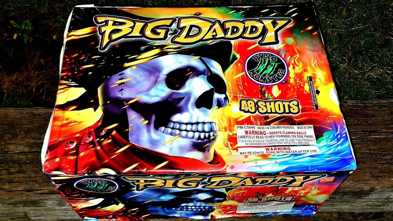 BIG DADDY, 4️⃣8️⃣ Shots By Pyro Monster, 500g - YouTube