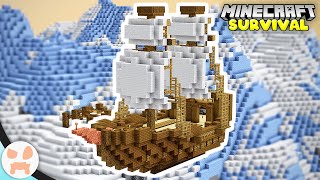 FLYING BOAT BASE! | Minecraft 1.18 Survival (Episode 3)