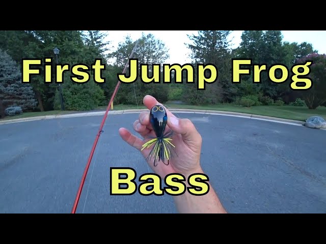 One on the Jump Frog - My first bass using the jump frog 