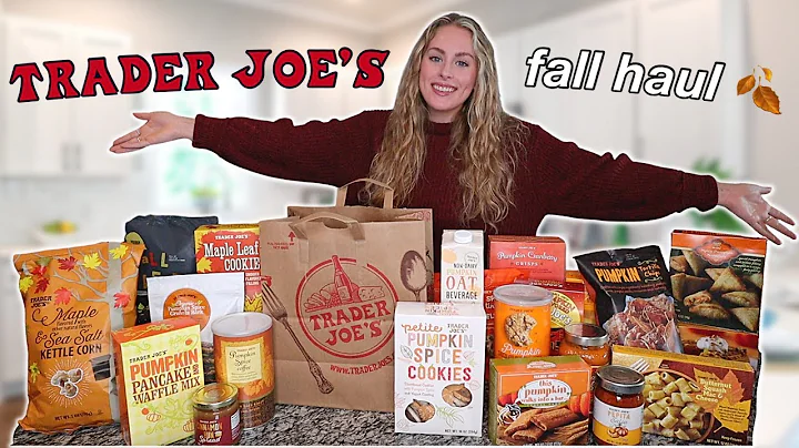 TRADER JOE'S FALL HAUL + TASTE TEST (pumpkin everything)