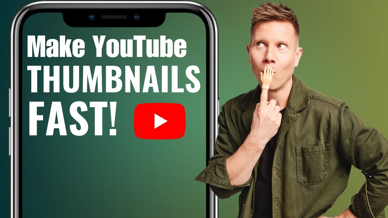 How to make a Youtube Thumbnail in 2 minutes on your iPhone