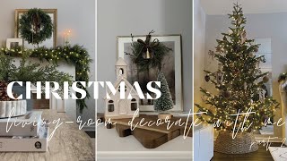 Christmas Decorate With Me 2023 | Living-room decor part. 2 | Putting the Christmas Tree up