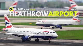 Heathrow Airport Live -Evening of Thursday 25th April 2024