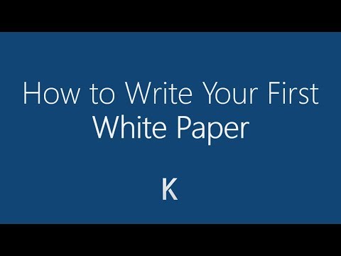 Cara Menulis Pertama Anda White Paper