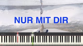 Nur mit dir * Shirin David &amp; X. Naidoo* Piano Tutorial Instrumental Cover