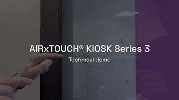 AIRxTOUCH® KIOSK | Series 3 · Technical Demo