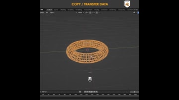 Tutorials: Tools: Blender 3D: Copy or Transfer Data #blender3d #b3d #shorts #ytshorts by #jkstarr