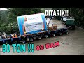 DETIK DETIK TRUCK MAN NYANGKUT DITARIK (SITINJAU LAUIK)