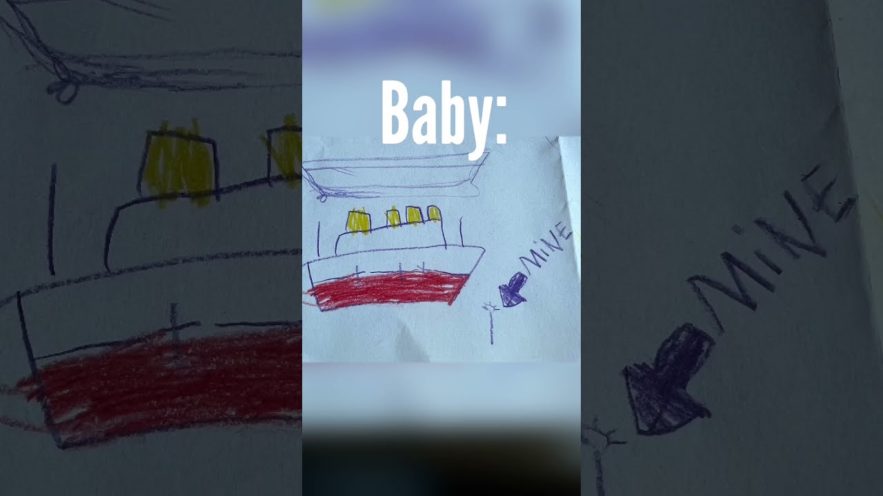 Titanic In Less Than 5 Minutes My Baby Drew The Britannic Drawing Family