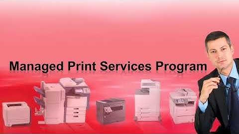 Secure Your Print Environment with Managed Print Services