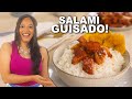 Dominican Salami Guisado | Dominican Recipes | Chef Zee Cooks