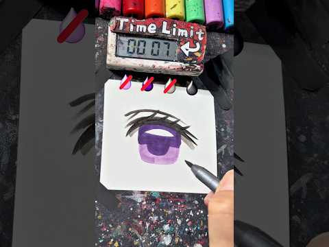 【ASMR】Drawing Kanao Eye in 30Sec(Demonslayer)