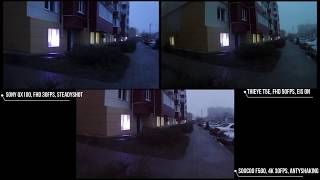 Soocoo F500 Thieye T5E Sony Dsc-Qx100 Low Light Test