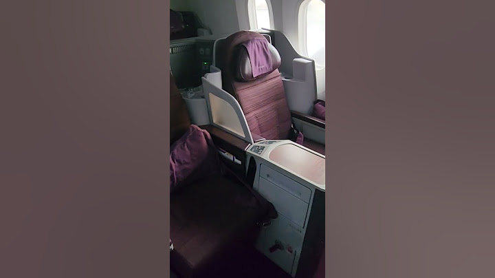 Thai Airways Economy vs Business class. #thailand #thaiairways #businessclass