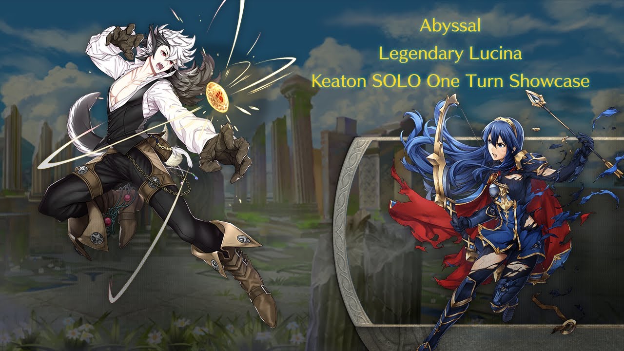 FEH - Abyssal Legendary Lucina - Keaton SOLO One Turn Showcase.