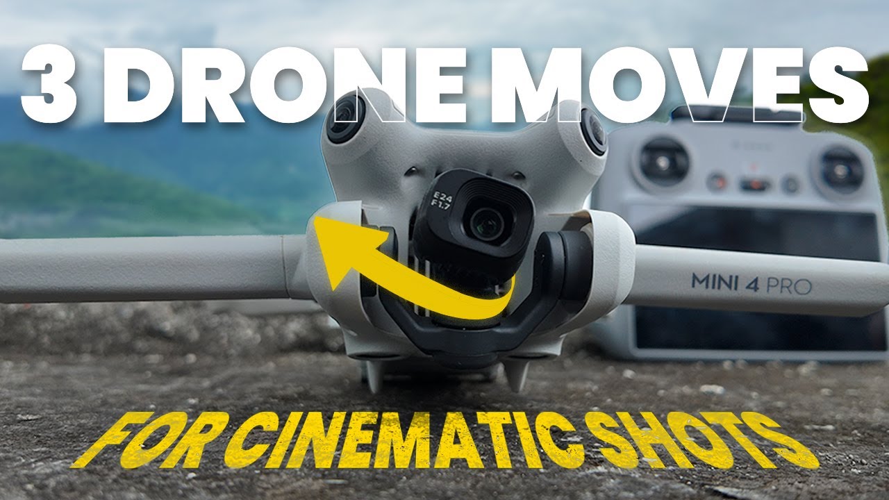 [ HINDI ] These Drone Moves Are Enough For Cinematic Shots l Dji Mini 5 ...
