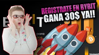 🚀🚀 Cómo registrarte en Bybit y ganar 30$ gratis en 6 minutos ( Si Funciona SIN KYC )