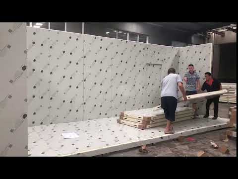 cold room panels installation video - YouTube