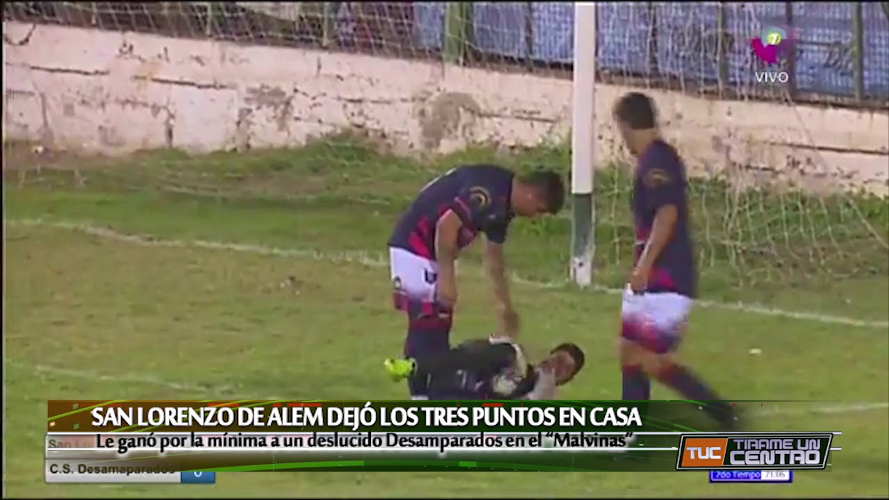 canal 7 teletica Federal A 8ª fecha: San Lorenzo 1 - Sp. Desamparados 0