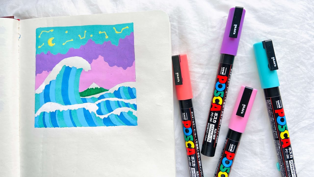 what to draw with pastel posca pen｜TikTok Search