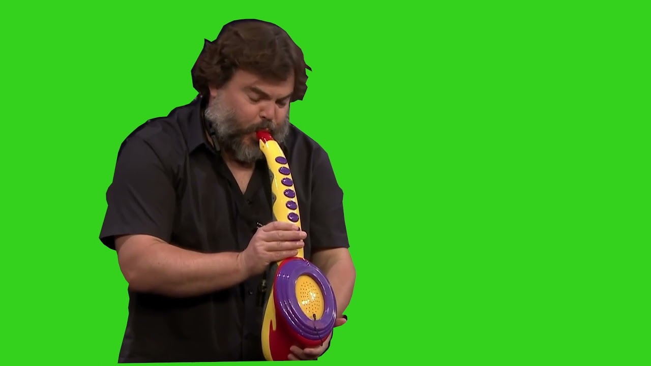 Jack Black Performs His Legendary Sax A Boom with The Roots green
