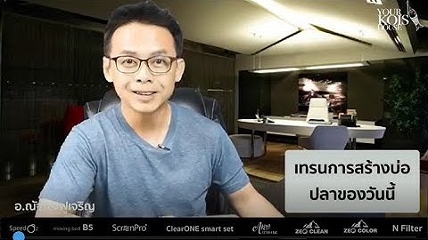 เทรนการสร้างบ่อปลาคาร์ฟ ของวันนี้