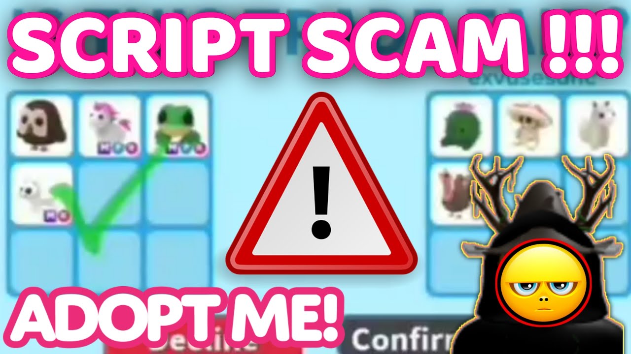 GUI SCRIPT SCAM HACK IN ADOPT ME! *WARNING*⚠️ 