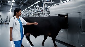 Futuristic Meat Processing Machine