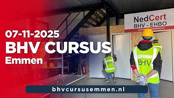 Aftermovie BHV Cursus Emmen 07-11-2025 | NedCert Experts