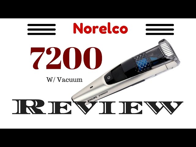 grænse quagga sjækel Review: Philips Norelco 7200 Trimmer with vacuum - YouTube