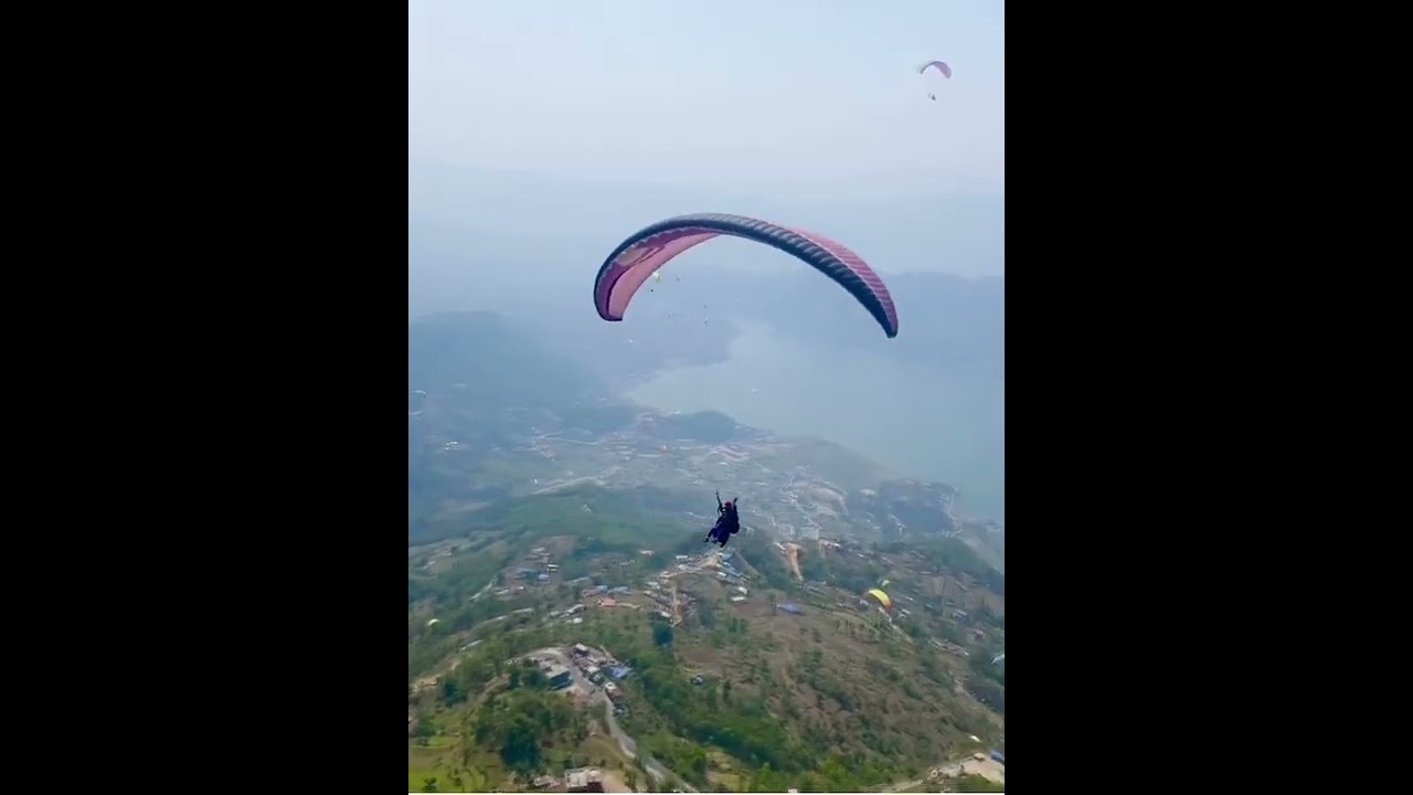 ⁣Paragliding In Pokhara |Sarangkot,Nepal