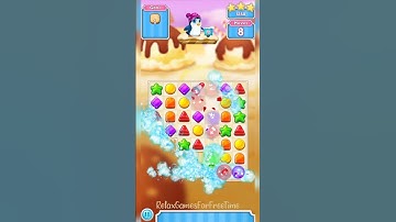 Frozen Frenzy Mania - Match 3 - Level 5 gameplay cute match 3 logic puzzle casual  game walkthrough