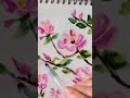 COMO Pintar Flores con Acuarela y Detalles Dorados en Relieve  { Resultado INCREÍBLE)