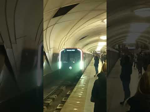 #Москва2026 на станции Аэропорт #train #рекомендации #metro #поезд #м26 #мосметро #rail #railway