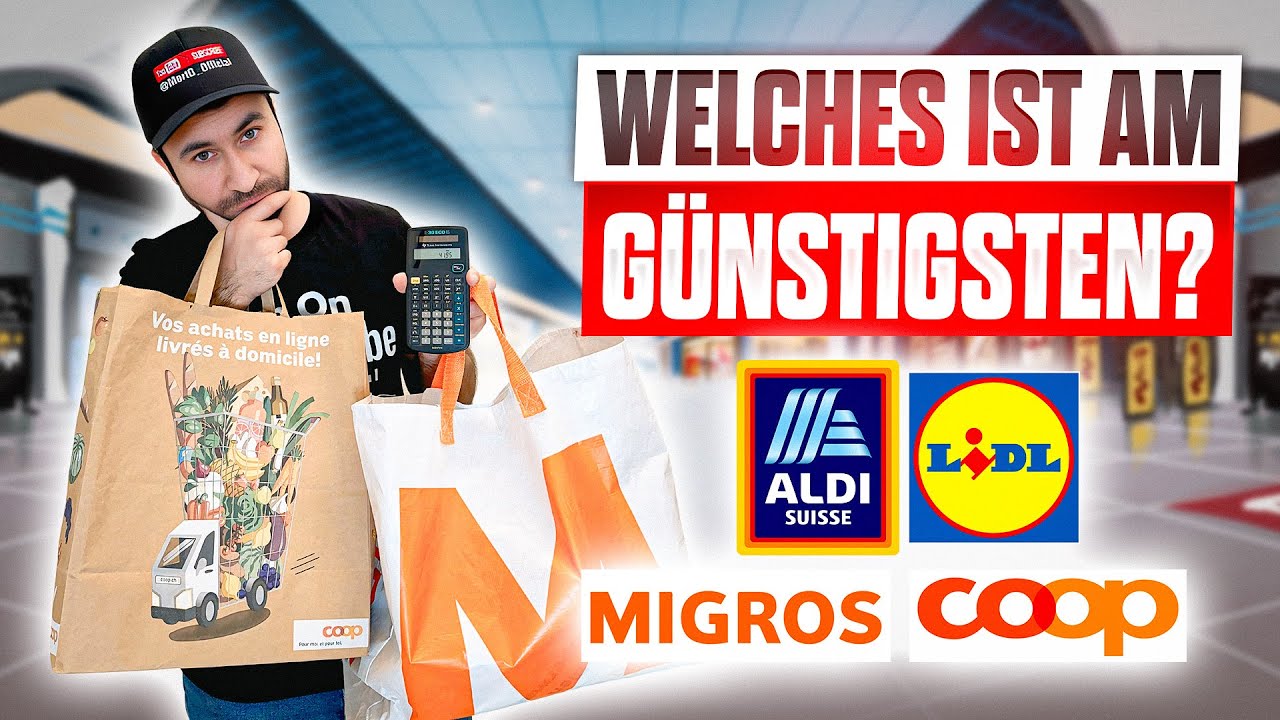Migros, Coop, Aldi & Lidl im Preisvergleich