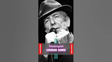 Leonard Cohen Hallelujah Leonardcohen Hallelujah Lyrics 