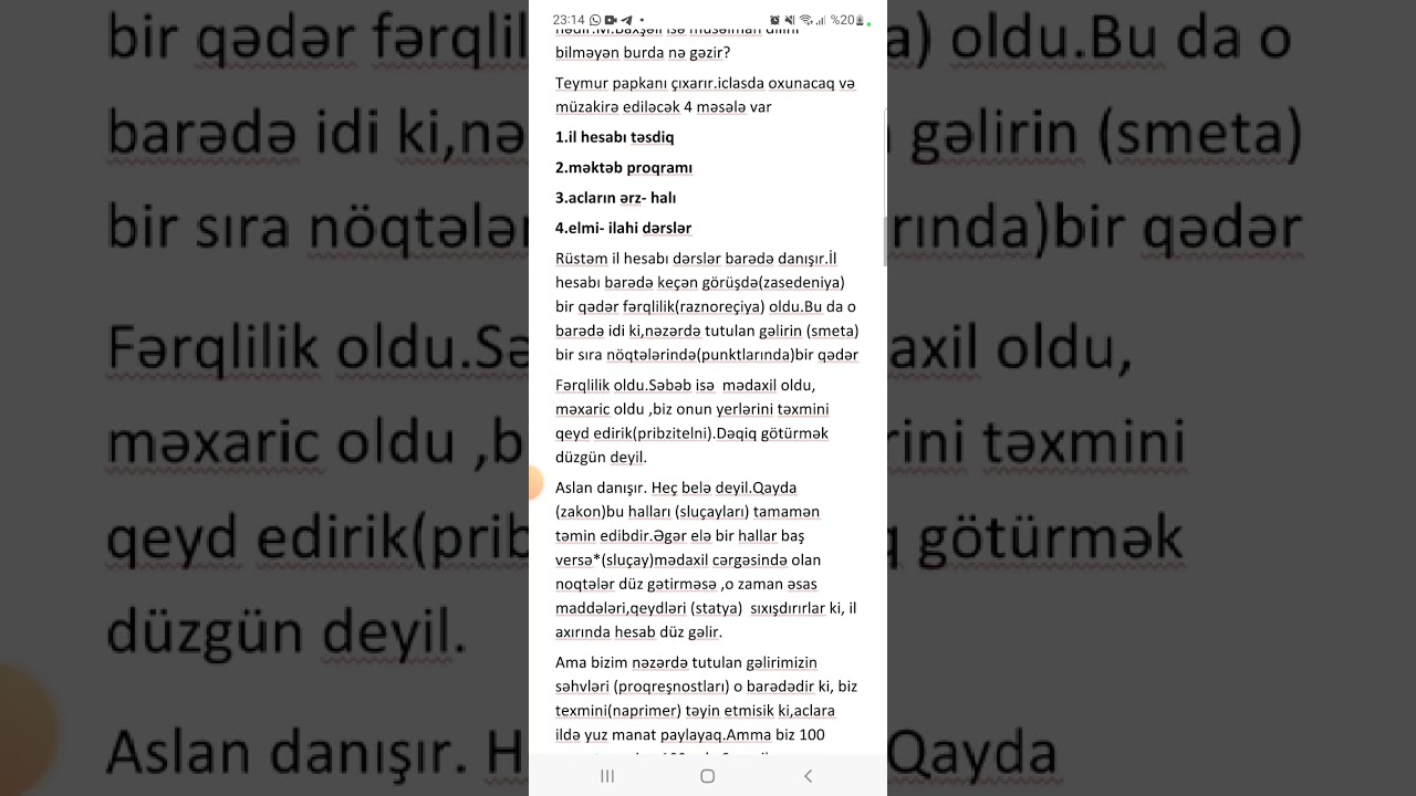Anamın kitabı orijinal .əsas qeydlər