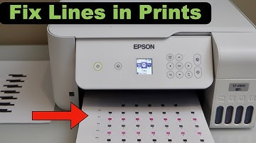 Epson ET 2800 Printhead Alignment -  Fix Vertical & Horizontal Lines !!