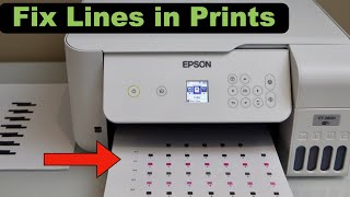 Epson ET 2800 Printhead Alignment - Fix Vertical & Horizontal Lines !!
