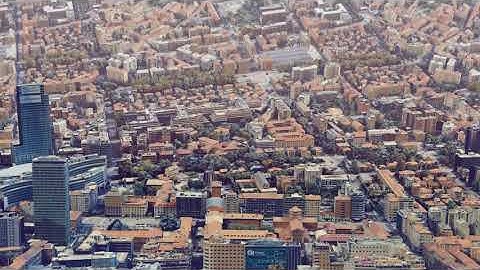 Inception bend effect using Blender and real 3D maps from Google Earth