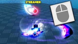 Auto Clicking on Streamers in Blade ball | Movie
