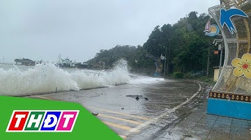 Thủy triều dâng cao kỷ lục ở biển Cô Tô, Quảng Ninh | THDT