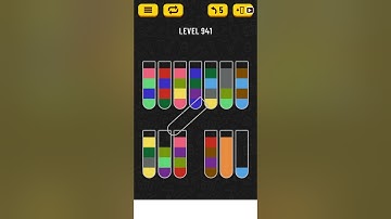 【Water Sort Puzzle】 Level 941