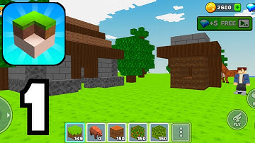 MiniCraft Blocky Craft 2021 - Gameplay Walktrough Part 1