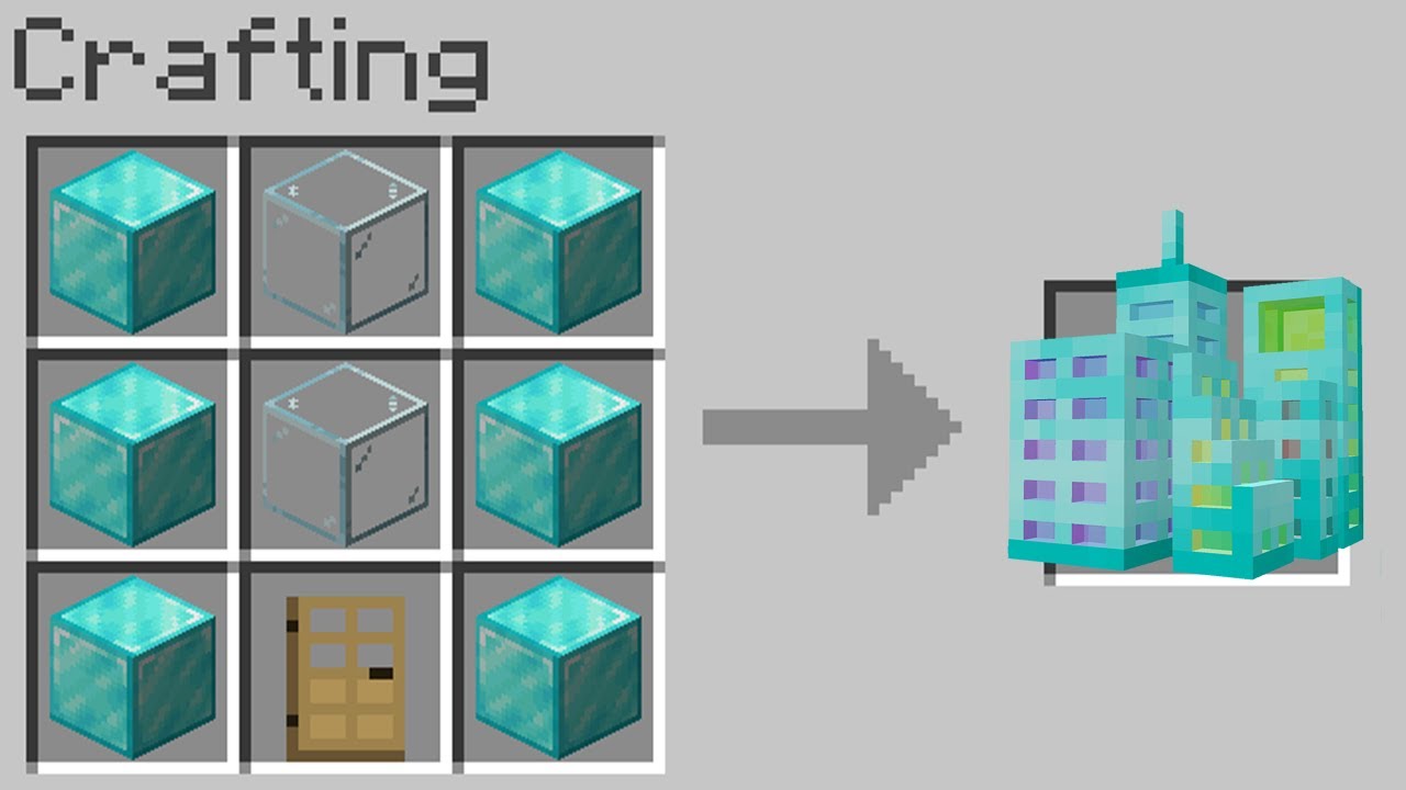 Minecraft But You Can Make A City From Any Block Youtube