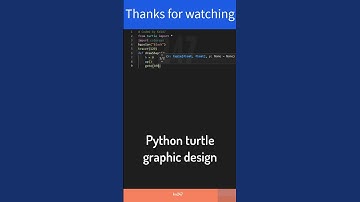 Python turtle graphic design #beginners  #beginner #python #turtle #pythonprogramming #short #shorts