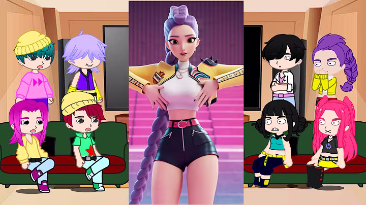 K-Pop Demon Hunters React To Themeselves / Memes / TikToks / Saja Boys / Huntrix / Gacha React
